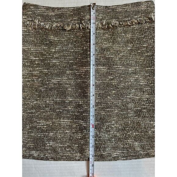 Zara Tweed Blazer and Mini Skirt Set in Gold Shimmer Size XS - Picture 9 of 14